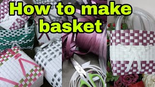 Plastic wire basket making  Beautiful baskets [upl. by Sande137]