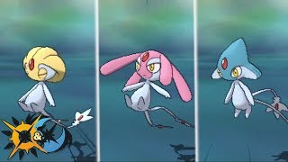 How To Get Mesprit Uxie and Azelf in Pokémon Ultra Sun and Ultra Moon [upl. by Rednasela]