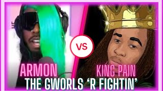 ARMON WIGGINS VS KING PAIN‼️👀🍿🥤🎥armonwiggins officialkingpain jaguarwright niqueatnite [upl. by Jackie]