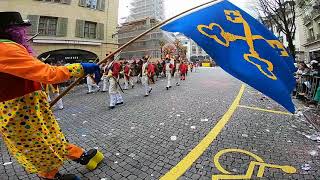 FritschiUmzug Luzern mit Melser Fasnachtsgesellschaft [upl. by Eugenides]