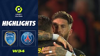 ESTAC TROYES  PARIS SAINTGERMAIN 1  3  Highlights  ESTAC  PSG  20222023 [upl. by Gittel512]