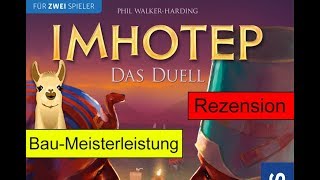 Imhotep  Das Duell  Anleitung amp Rezension  SpieLama [upl. by Haneeja843]