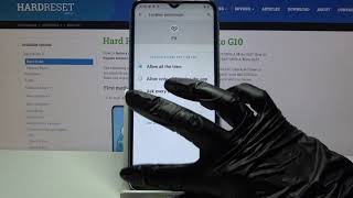 How to Manage App Permissions in MOTOROLA Moto G10 – Customize App Permissions [upl. by Edmon]