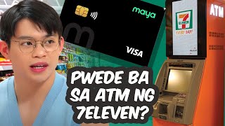 mag Withdraw sa 7eleven atm  paymaya card 😎🛒 [upl. by Adiraf]