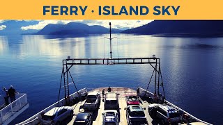 Passage on ferry ISLAND SKY Saltery Bay  Earls Cove BC Ferries [upl. by Emsoc]