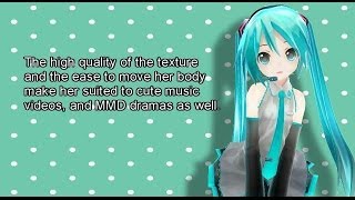 【Part 2】 Short History of HATSUNE MIKU Models 20102013 [upl. by Karin959]