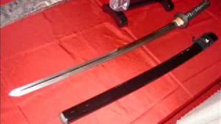 COLD STEEL JAPANESE IMPERIAL SERIES DOUBLE EDGE KATANA 88DEC [upl. by Novyak]