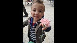 Flowers For Smiles Grant with Dwarfism age 7 [upl. by Gasperoni]