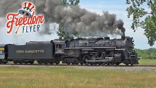 Pere Marquette 1225  Freedom Flyer 61524 [upl. by Ecirtaeb]