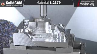 Manufacturing of a 3D Mold with iMachining [upl. by Stichter]