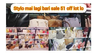 Stylo bag mai lagi bari sale flat 50 off [upl. by Nwahsyar]