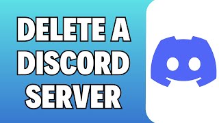 How To Delete A Discord Server [upl. by Hallett]