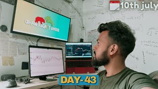 Plan ➡️ React ➡️ Execute  10th July  🔴 Live Option Trading in Banknifty [upl. by Gaughan]