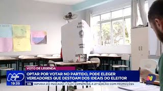 Voto de legenda o impacto de optar pelo partido ao invés do candidato nas eleições [upl. by Aniram361]