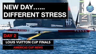 Day 2  Louis Vuitton Cup Finals  More Stress  Americas Cup  28924 [upl. by Sabu869]