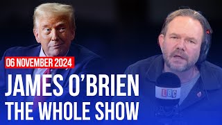 Trump has won What next  James OBrien  The Whole Show [upl. by Evvy]