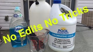 Testing My How to mix bleach for a proper house wash Recipe  Pressure Wash  SH [upl. by Pascale]