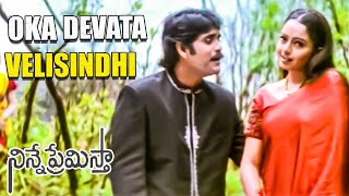 Oka Devata Velasindhi Full Video Song  Ninne Premistha Movie  Nagarjuna Soundarya [upl. by Aisul]