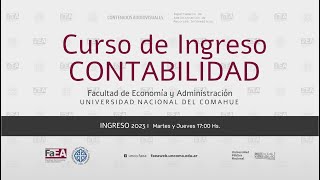 Curso de Contabilidad  Módulo 1  Ingreso 2023 [upl. by Yarg430]