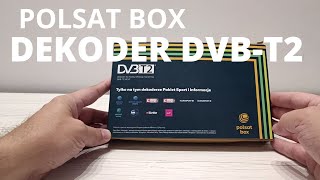 Polsat Box dekoder DVBT2 z dostępem do płatnych kanałów sportowych i informacyjnych [upl. by Zumstein]