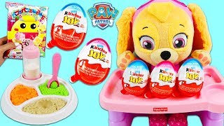 Paw Patrol Baby Skye Plays with Candy Kits [upl. by Seys]