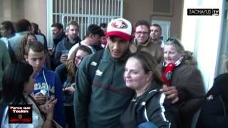 Rugby Top 14 RCT TOULON vs STADE FRANCAIS Coeur Supporters Sortie Stade Mayol Live Sports Tv 2012 [upl. by Islaen]