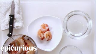 How to Clean amp DeVein Prawns with Tips  How to Devein Prawns Easily  Teluginti vanta [upl. by Ettennad]