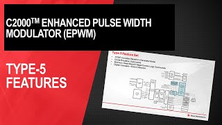 C2000 Enhanced Pulse Width Modulator ePWM Type5 Feature Set [upl. by Damiani]