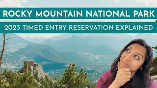 2023 Timed Entry Reservation System Explained for the Rocky Mountain National Park [upl. by Thayne]