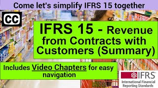 IFRS 15 Summary  IFRS 15 Revenue from Contracts with Customers  Financial Reporting Lectures [upl. by Rialb]