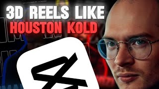 How To Create 3D Reels Like Houston Kold On Capcut [upl. by Nilpik]