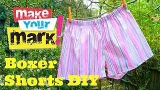 How to Make Boxer Shorts EASY DIY [upl. by Derayne623]