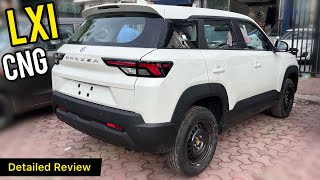 2023 Brezza Lxi Cng Review 🔥 Brezza CNG Base Model Review 🔥 All Details Coverd [upl. by Weinert]