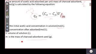 Experiment 1 Adsorption from solution [upl. by Henke847]