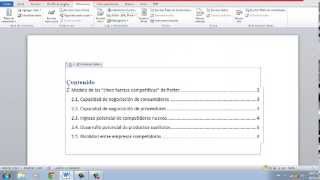 Índices tablas de contenido en Microsoft Word  Fácil Vigente para Office 2019 2017 2013 2010 [upl. by Mosby]