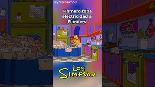 Homero roba electricidad a Flanders lossimpson [upl. by Sirhc]