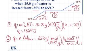 Heating Curve Calculation [upl. by Ahsac]