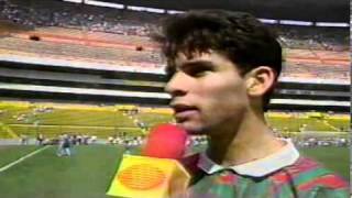 Rafa Marquez entrevista en su debut en Selección Mexico vs Ecuador 1997 [upl. by Alrac]