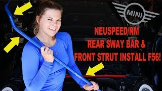 Mini Cooper F56 NM strut and sway bar install [upl. by Juliana]