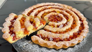 Torta piu amata in Italia 🤩 La farai ogni settimana 🍋 Ricetta Facile 🍑 [upl. by Lekcar]