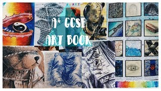 A GCSE Art Book  FULL MARKS Yr 10 [upl. by Jennings]