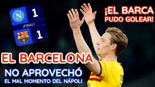 Nápoli 11 Barcelona  Quién Dominó Realmente en el Duelo  Lewandoski vs Osimhen [upl. by Arimahs]