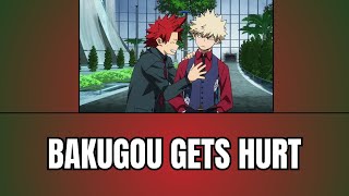 Bakugou gets hurt  Kiribaku x listener [upl. by Duquette936]