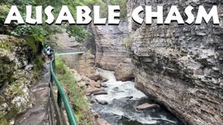 AUSABLE CHASM quotThe Grand Canyon of the Adirondacksquot [upl. by Atled127]