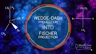 WedgeDash Projection to Fischer Projection [upl. by Zerlina741]