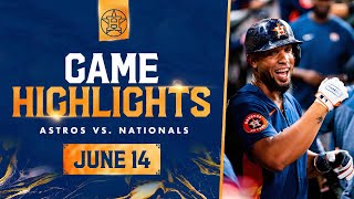 Nationals vs Astros Game Highlights 61423  MLB Highlights [upl. by Anole]