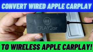 CPLAY2AIR Wireless Adapter For Factory CarPlay Review 2021  Setup amp Review [upl. by Goldie489]