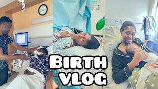 LABOUR AND DELIVERY VLOG  induced at 39 weeks  medicated birth  emergency Csection [upl. by Daile]