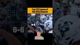 Ranking All 133 FBS Teams in 2023 [upl. by Jerz]