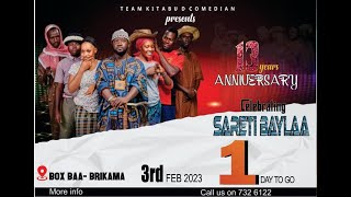 Kitabys 13 years in the movie industry Celebrating Sareti Bayelaa [upl. by Anitnahs648]